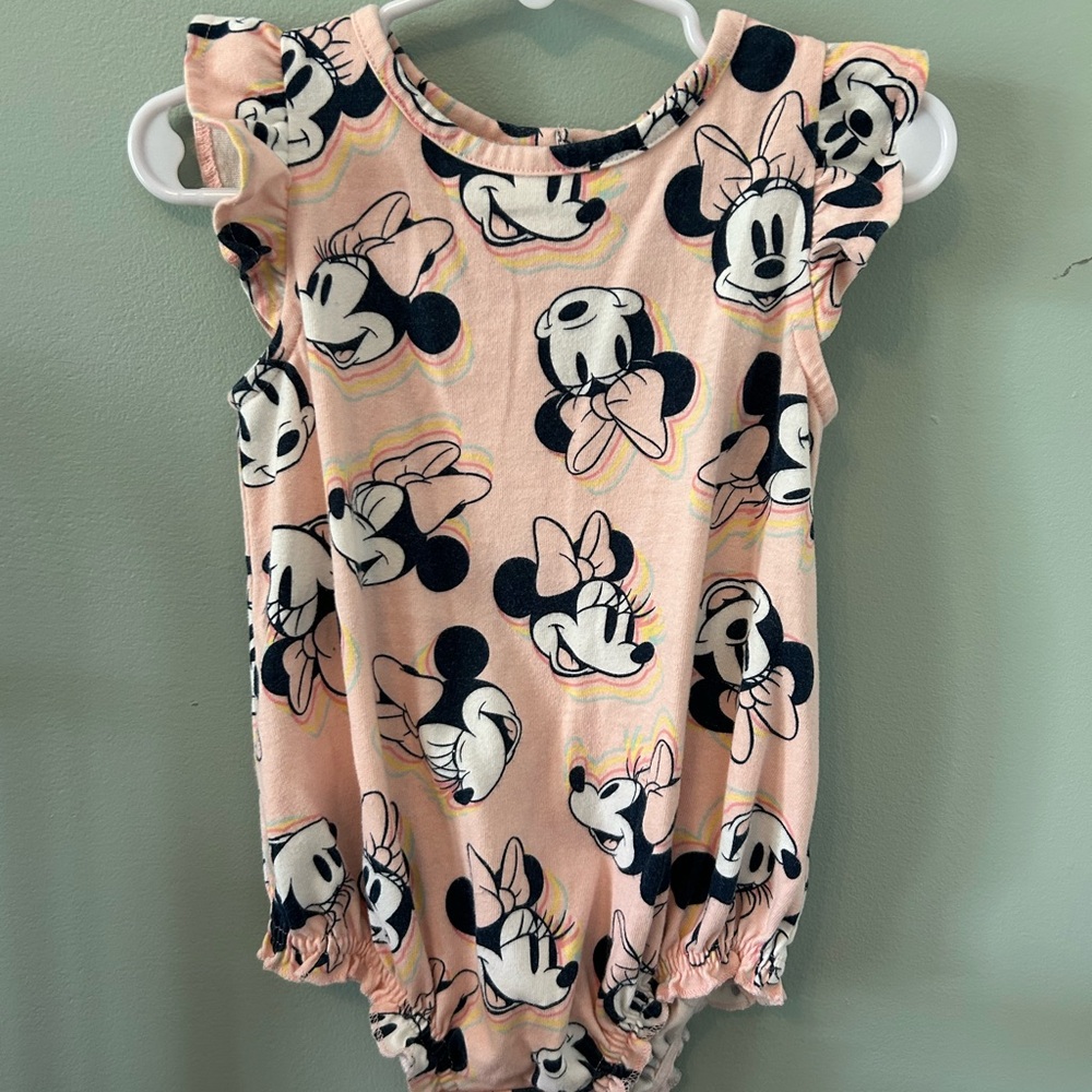 Disney Baby Bean Pink Romper